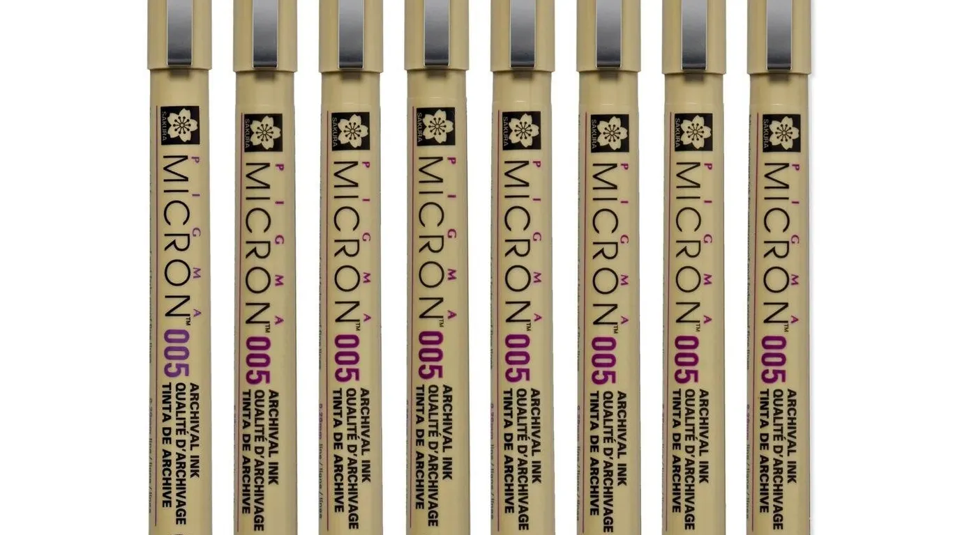 Sakura Pigma Micron Fineliner Pens 005 8pk