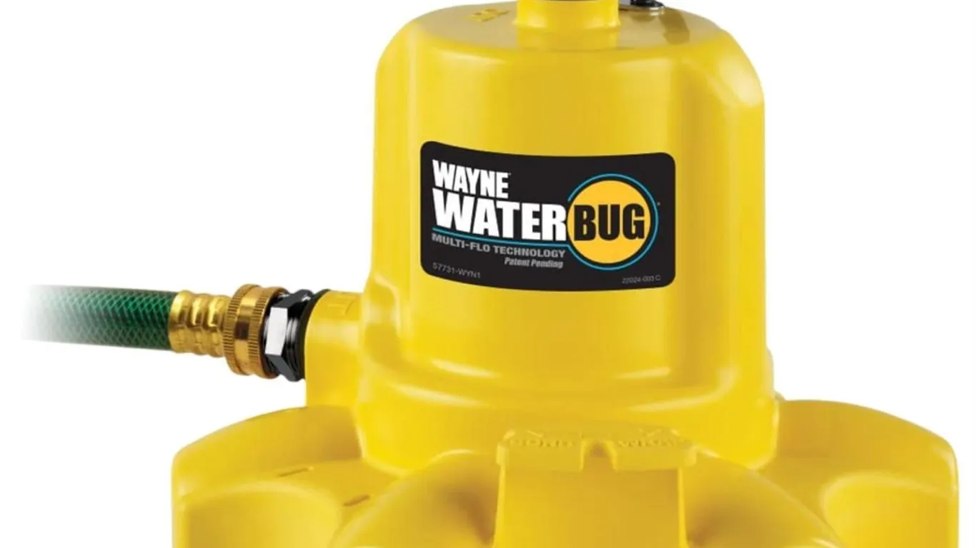 Wayne WaterBUG 16 HP 1350 GPH Submersible Pump