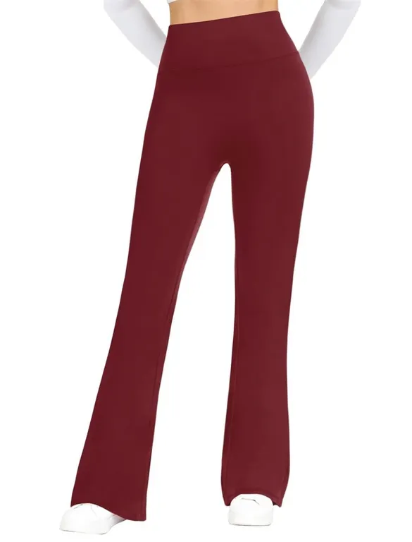 FireSwan Flare Yoga Leggings Wine Red L