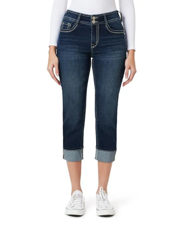 WallFlower Flirty Curvy Cropped Jeans Size 17
