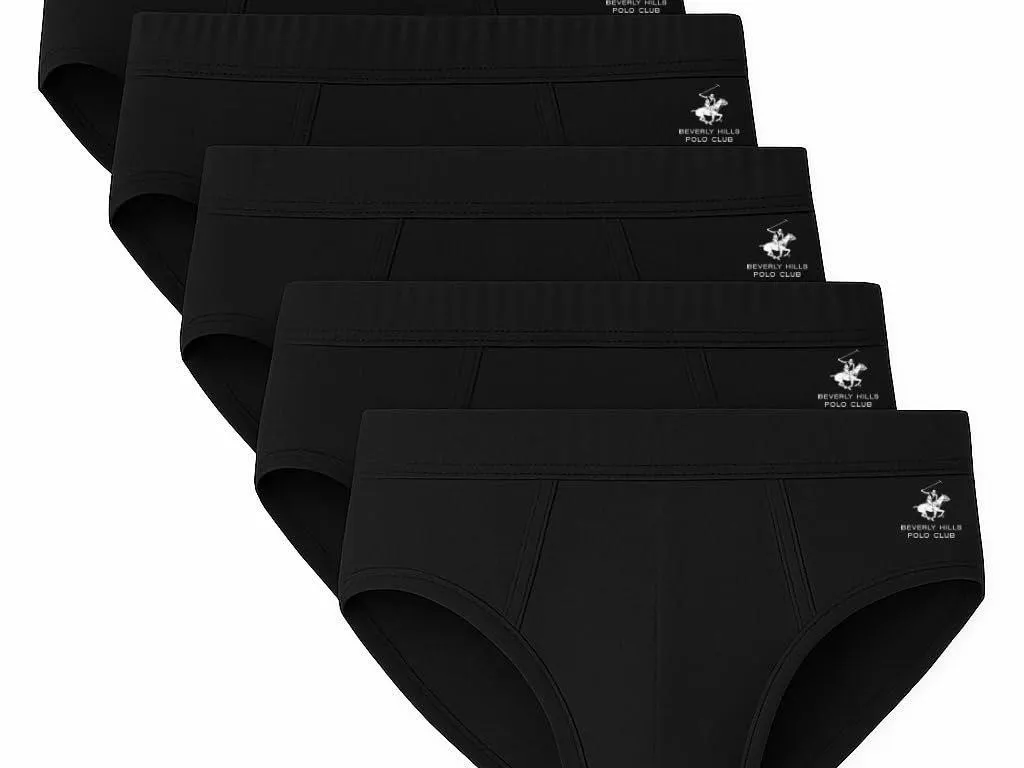 Beverly Hills Polo Club Mens Briefs Small 5pk