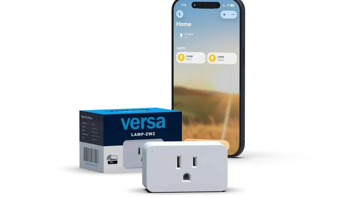 Versa Wireless Z-Wave 800 Smart Lamp Dimmer Plug
