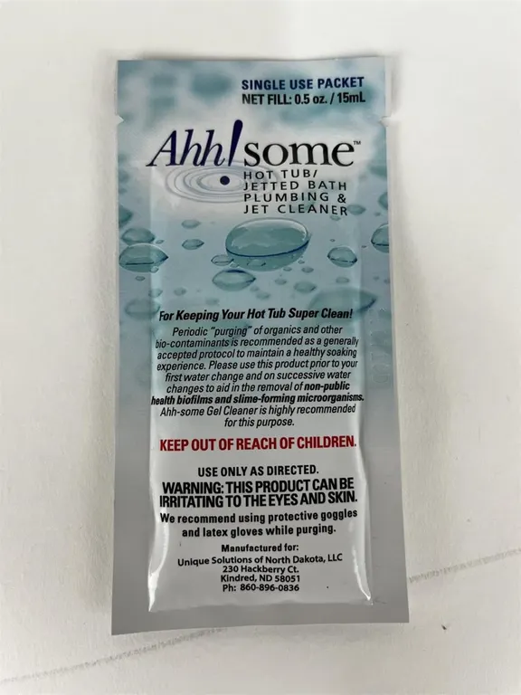 Ahh-Some Hot Tub Pipe and Jet Cleaner Sachet