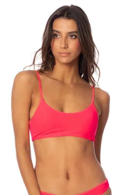 Maaji Lanai Reversible Bralette Bikini Top Red...