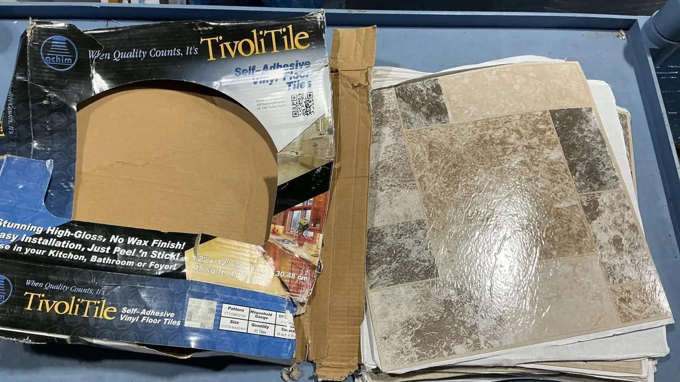 Achim TivoliTile Self-Adhesive Vinyl Floor Tiles
