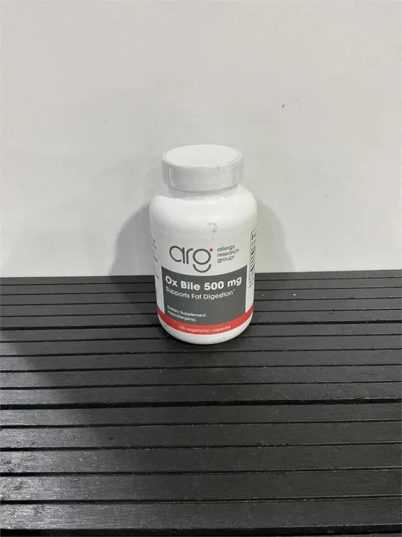 Allergy Research Group Ox Bile 500mg Supplement