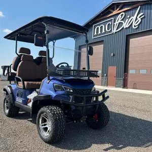 Unused Blue Electric 4 Wheel Golf Cart (Unassembled)
