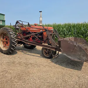 1951 Farmall M Narrow Front Tractor with Loader and Trip Bucket, 13.6-38 Rears, 6.00-16 Fronts, SN:
