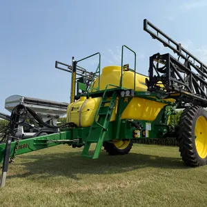 Top Air TA1600 Pull Type Sprayer, 1,600 Gallon Poly Tank, 90’ Booms, Adjustable Axle, Trailer Suspen