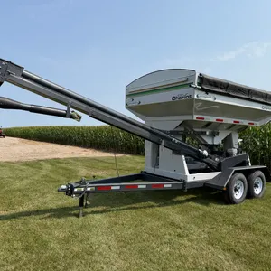 Parker Seed Chariot 2620 Seed Tender, Dual Compartment, Conveyor, Manual Roll Tarp, Honda GX160 Engi