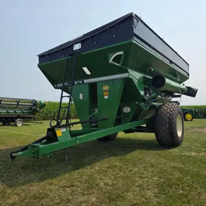 Brent 874 Grain Cart with 974 Extensions, Large 1000 PTO, 17” Corner Unload Auger, Manual Roll Tarp,