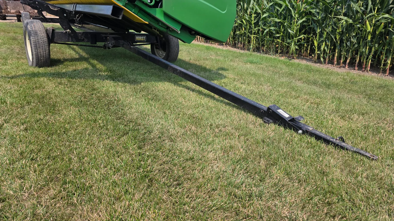 Horst 30’ Header Trailer, Extendable Hitch, ST225/75R15 Tires on 6 Bolt Rims, Adjustable Angle, SN:
