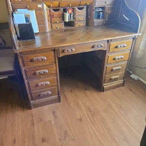 Antique roll top desk