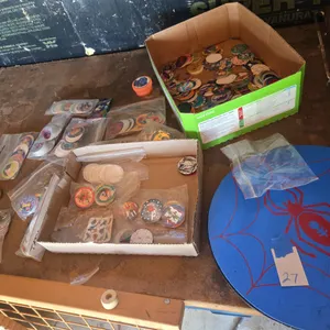 Vintage collectible pogs caps