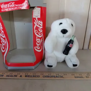 1995 Coca Cola Plush Collection Polar Bear In Box