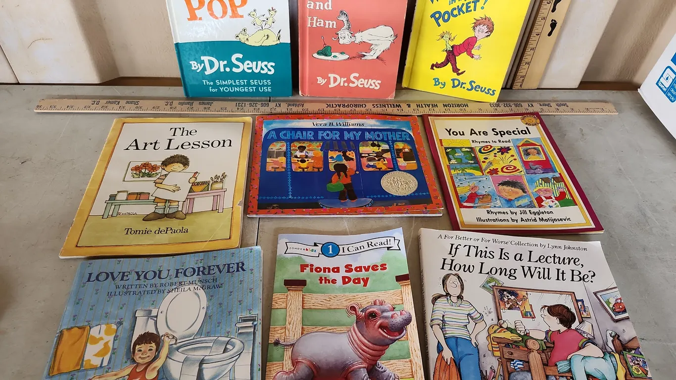 Assorted Kids Story Books, Dr. Seuss, Etc.