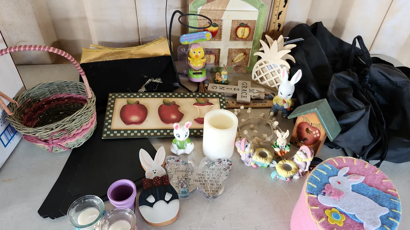 Apple Decor, Easter Decor, Battery Operated Candle, Etc.