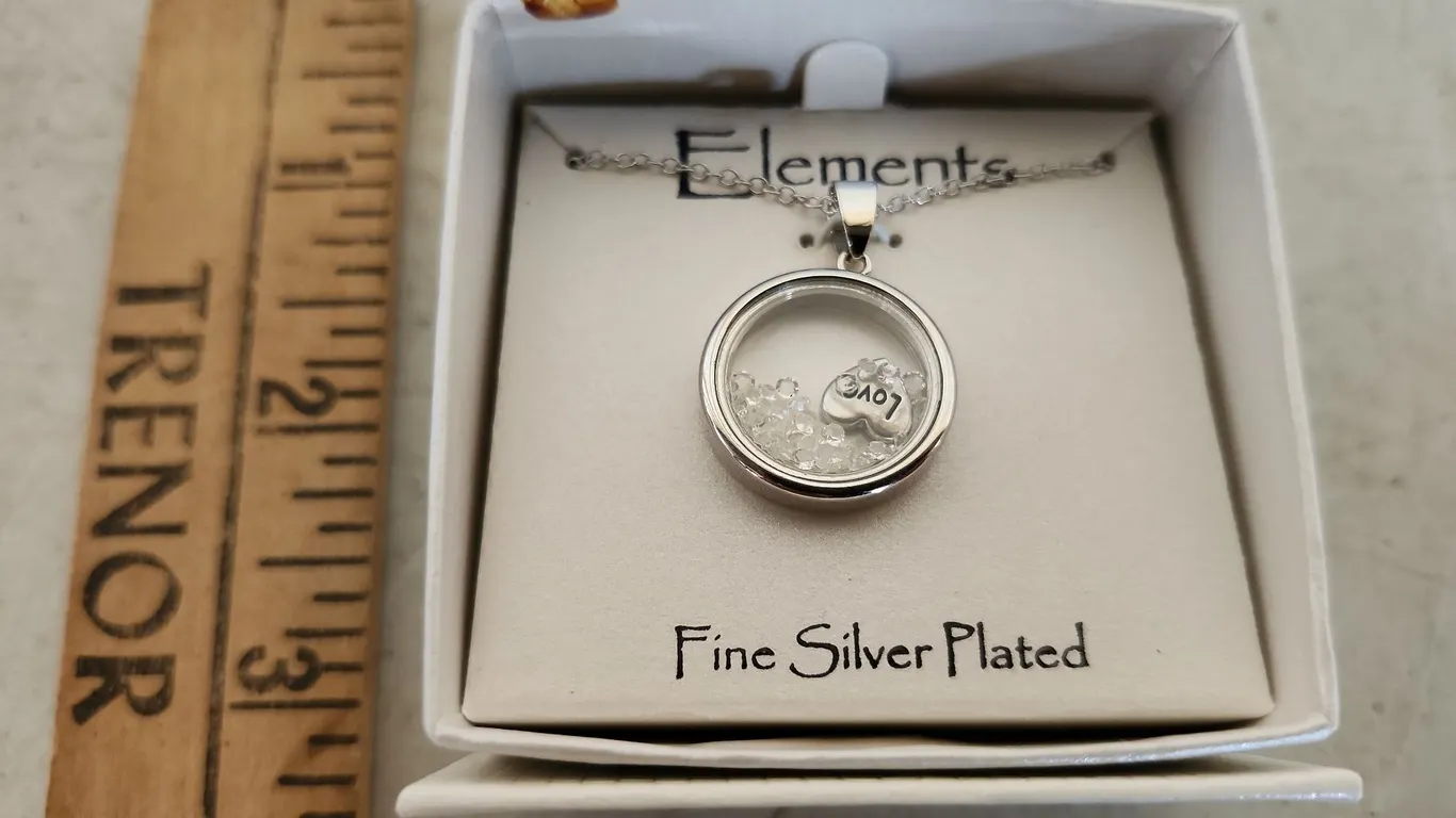 Elements Fine Silver Plated Necklace