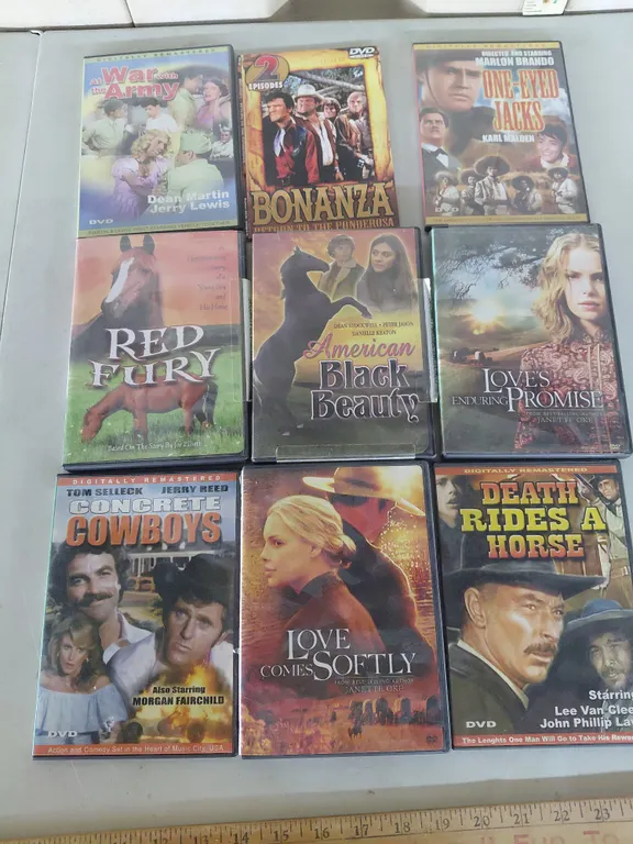 9 Assorted Movies On DVD, See Photos For Titles