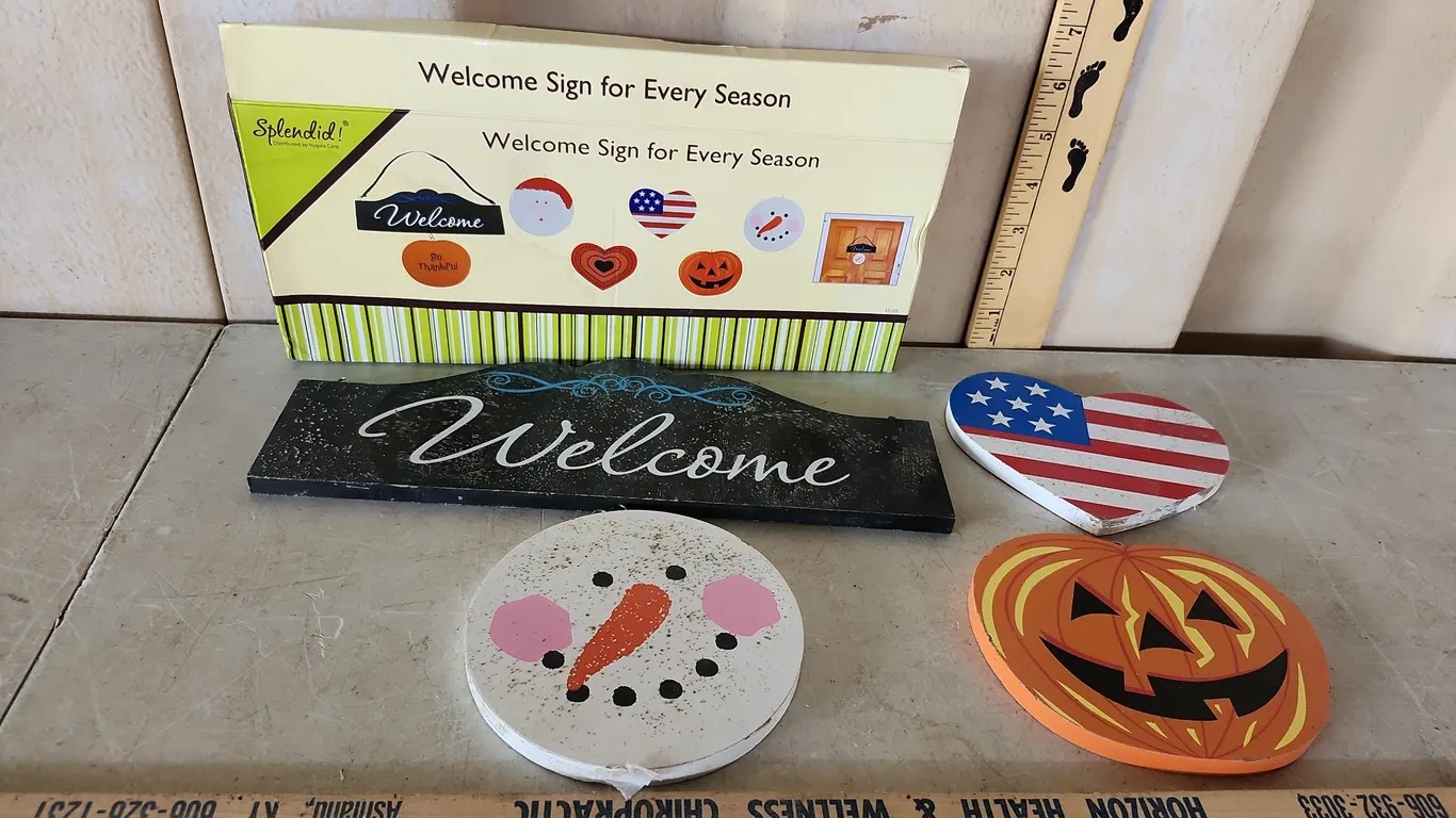 Splendid Welcome Sign For Every Season