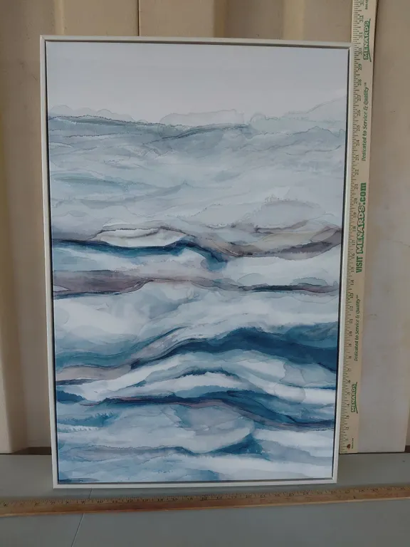 Abstract Water Wall Canvas 20"X30"