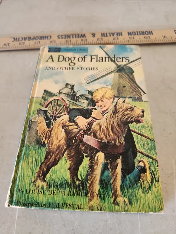 1965 Companion Library 2 In 1 Book-A Dog Of Flanders & Other Stories By Louise De La Ramee & Tom Saw
