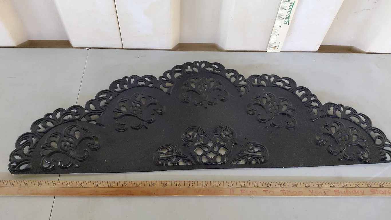 Metal Wall Decor, Painted 31"X11.5"