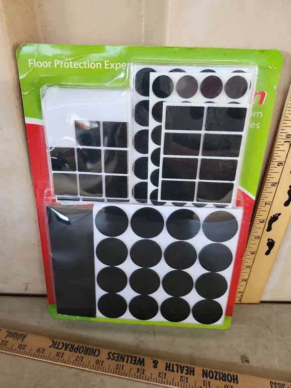 Floor Protection Furniture Pads Opened