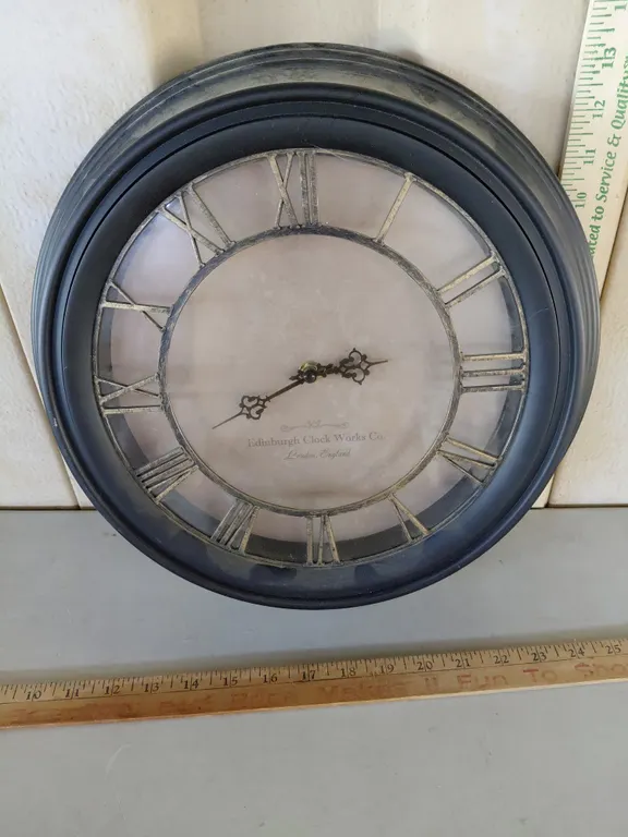 Edinburgh Clock Plastic 14"