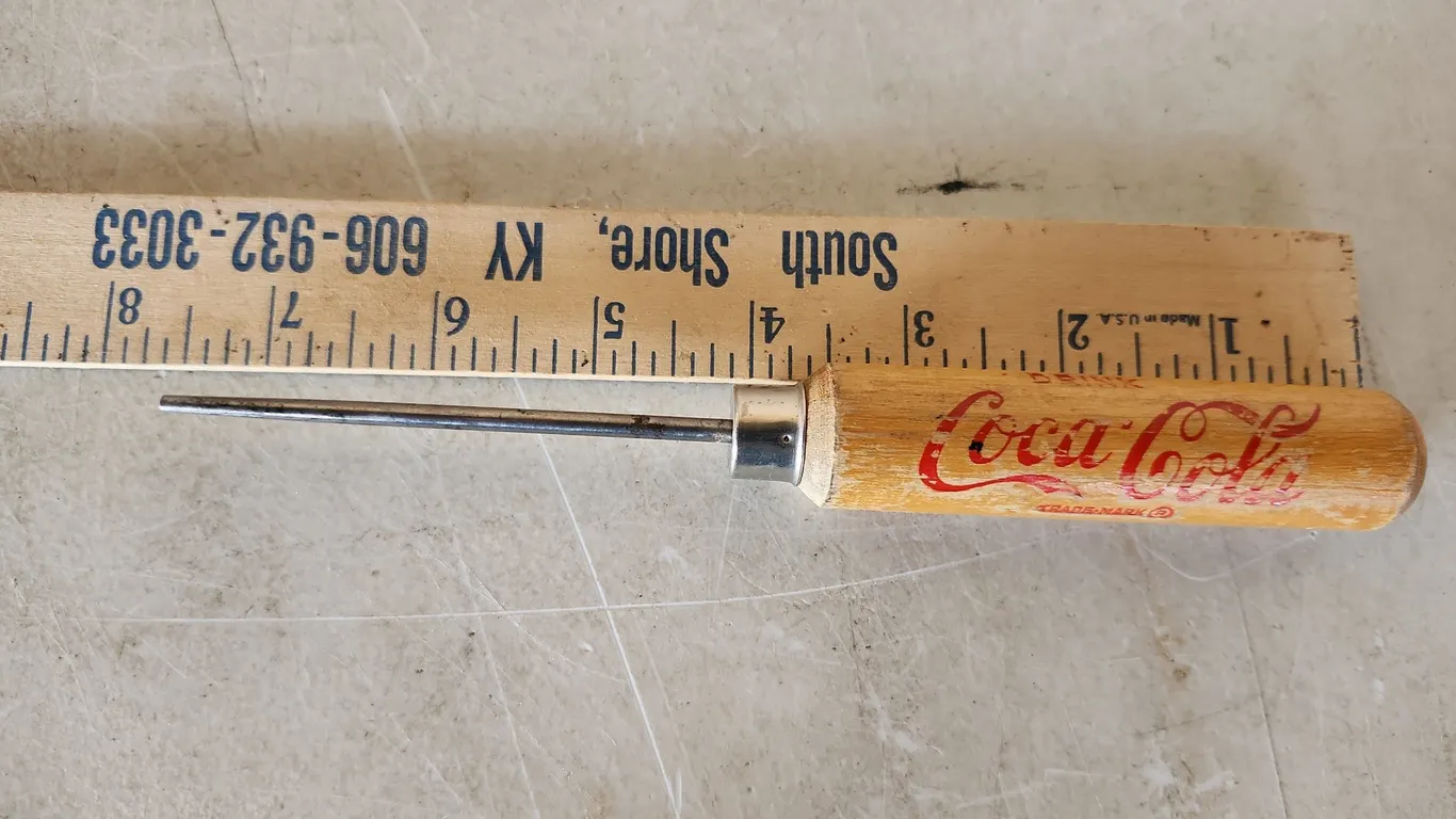 Vintage Coca Cola Ice Pick 7.5" Long