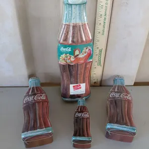 4 Coca Cola Bottle Tins