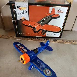 Racing Champion 1929 Travel Air Model R Die Cast Collector Series Bank, New In Box