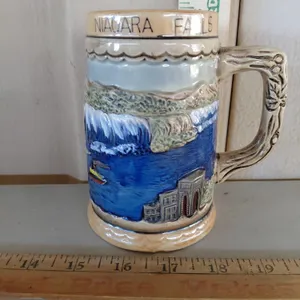 Vintage Niagara Falls Stein 5.25 "Tall
