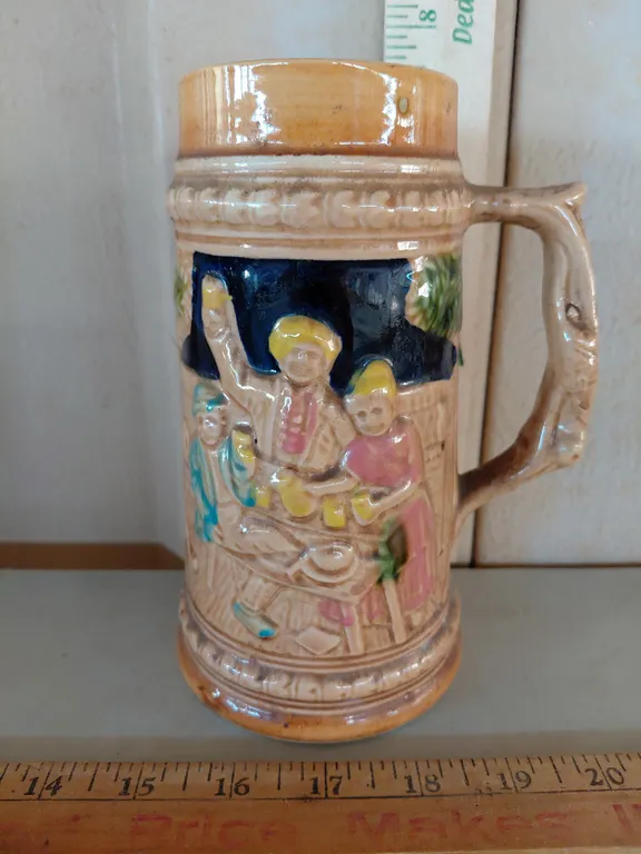 Vintage Japan Stein 7.25" Tall