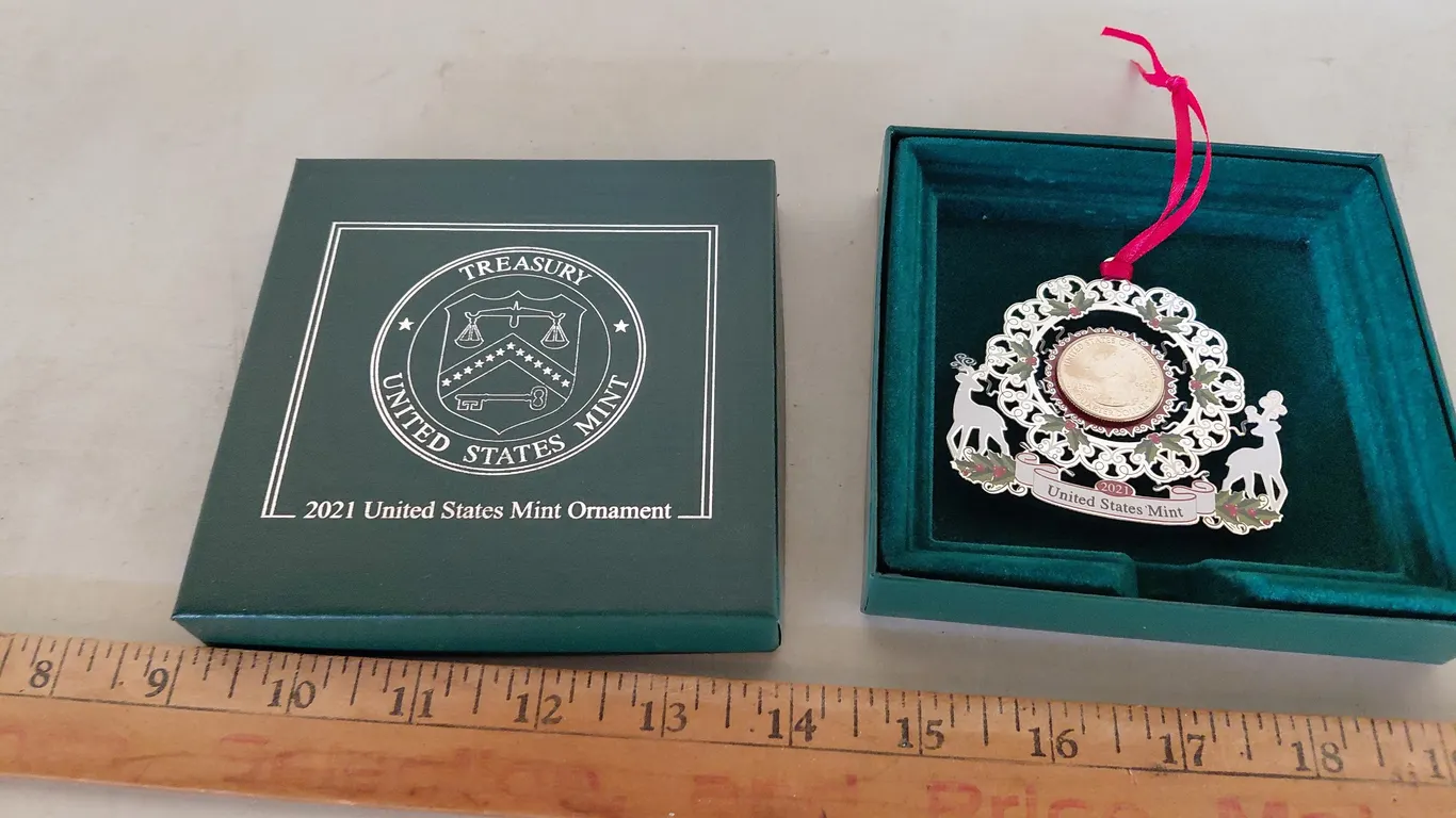 2021 Quarter Treasury United States Mint Ornament
