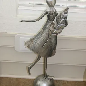 Metal Woman Sculpture