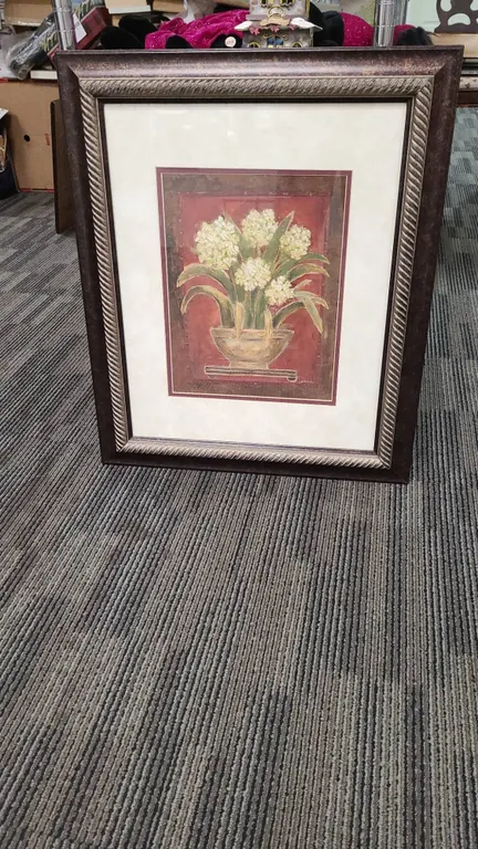 Framed "Pacific Centerpiece" Floral Print by Joyce Combs for Target Global Home Pacific Rim Series,