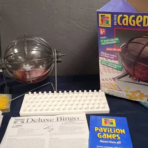 Pavilion Deluxe Caged Bingo Complete Set.