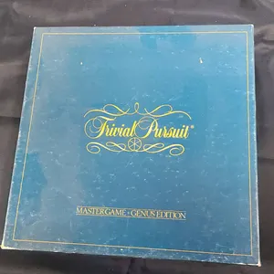 Trivial Pursuit Master Game Genus Edition 1981 Complete Set with Board, Pieces, Cards, and Rules by