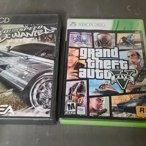 Need for Speed: Most Wanted (PC, Complete 4-Disc Set) and Grand Theft Auto V (Xbox 360, With Manual