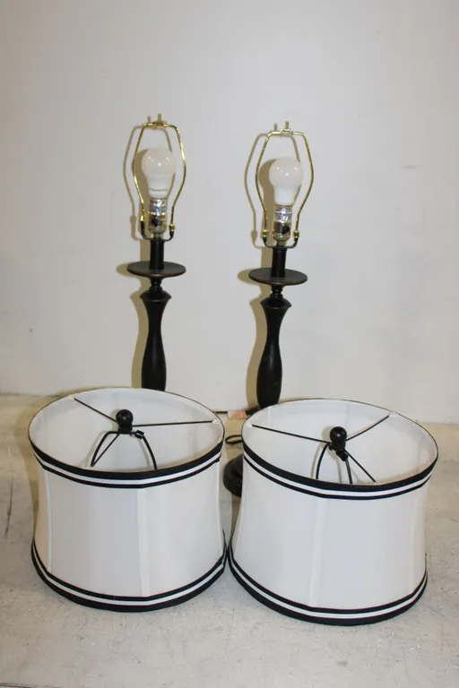 Black & White Table Lamps