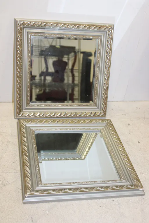 Silver-Tone Wall Mirrors