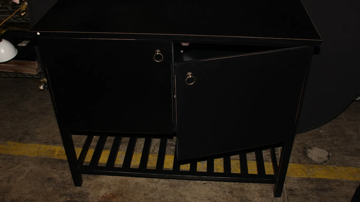 Black Console Cabinet