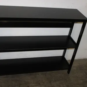 Black Console Shelf