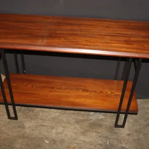Wood & Metal Console Table