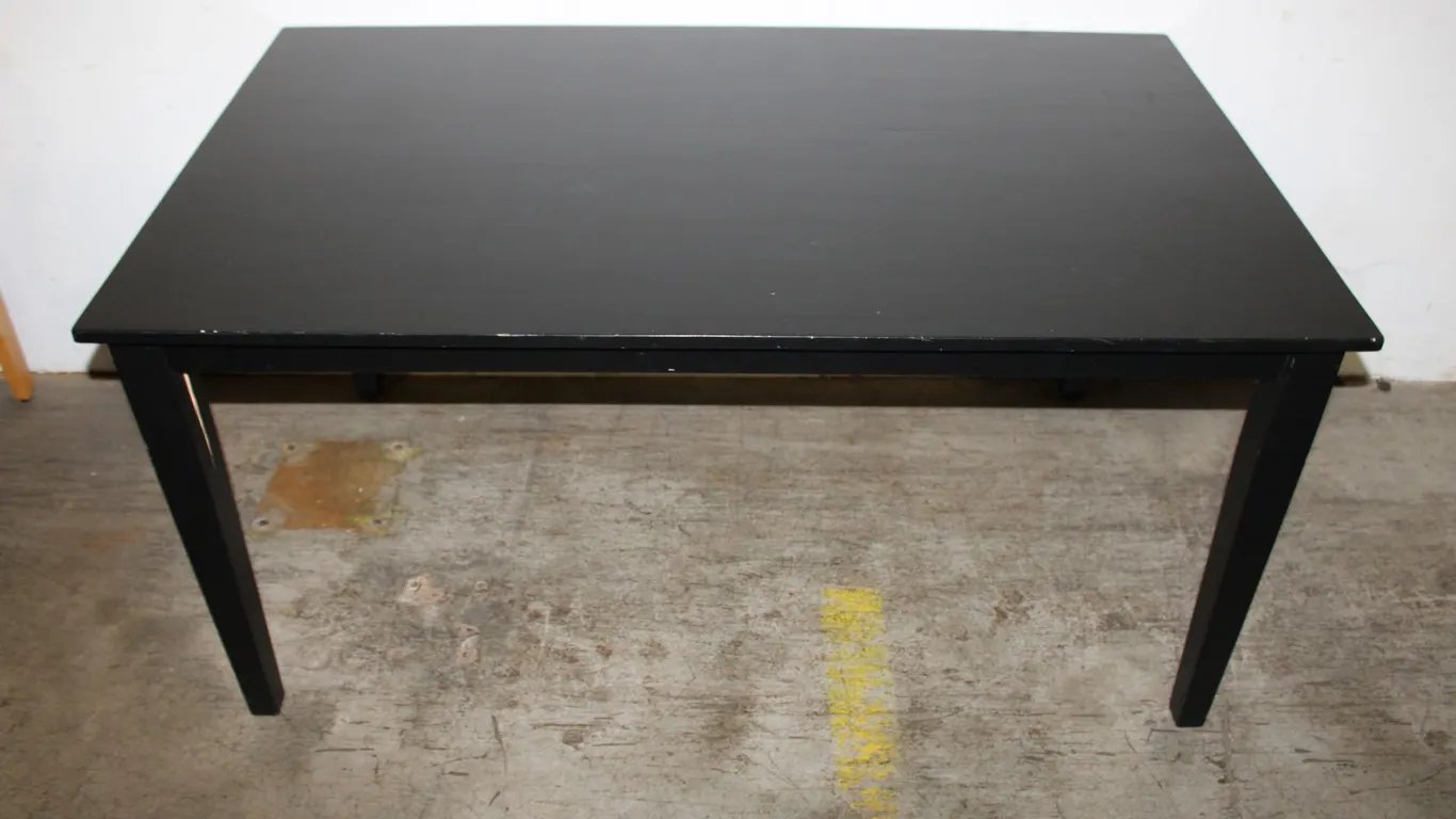 Black Dining Table