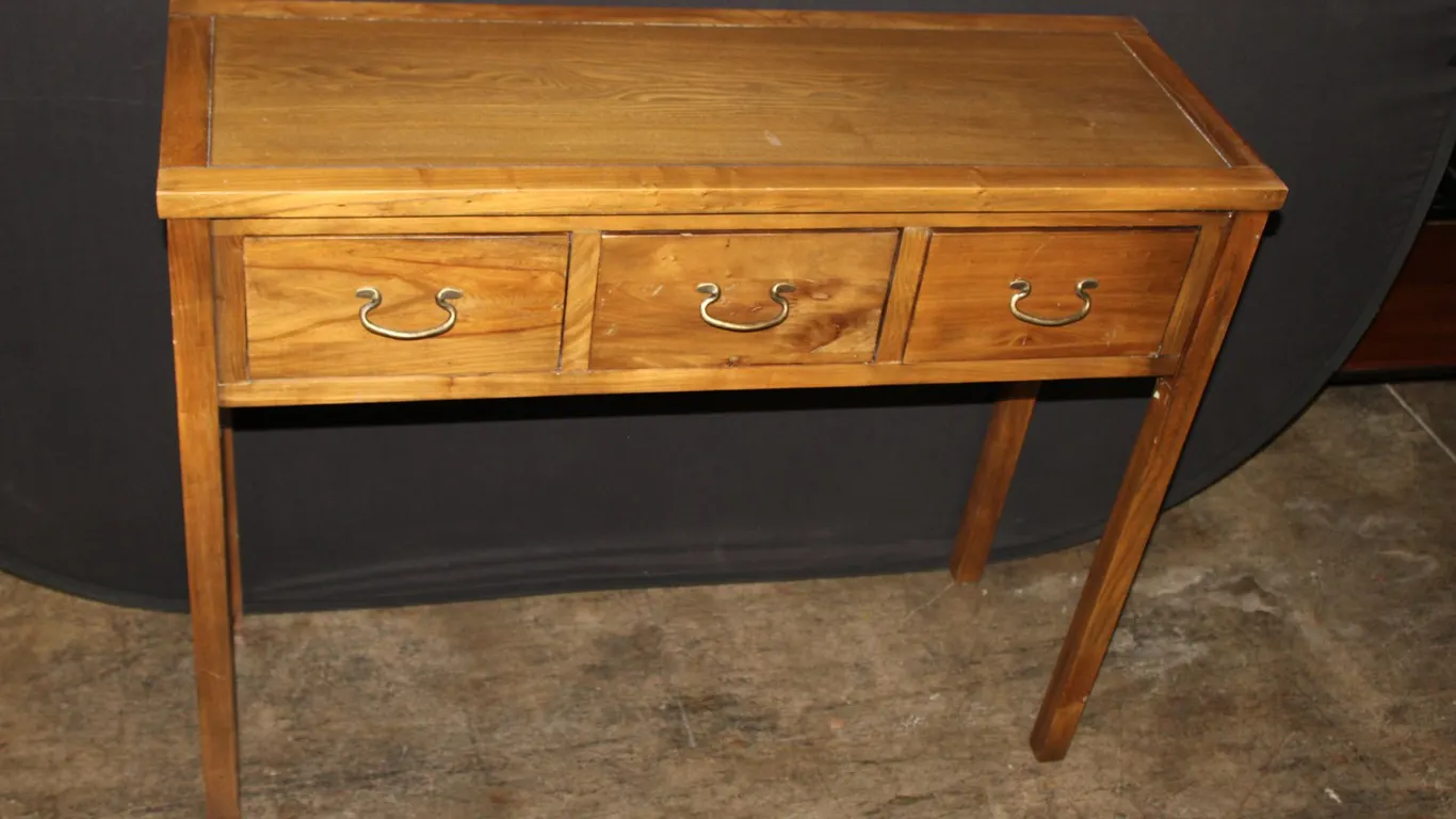Rustic Wood Console Table