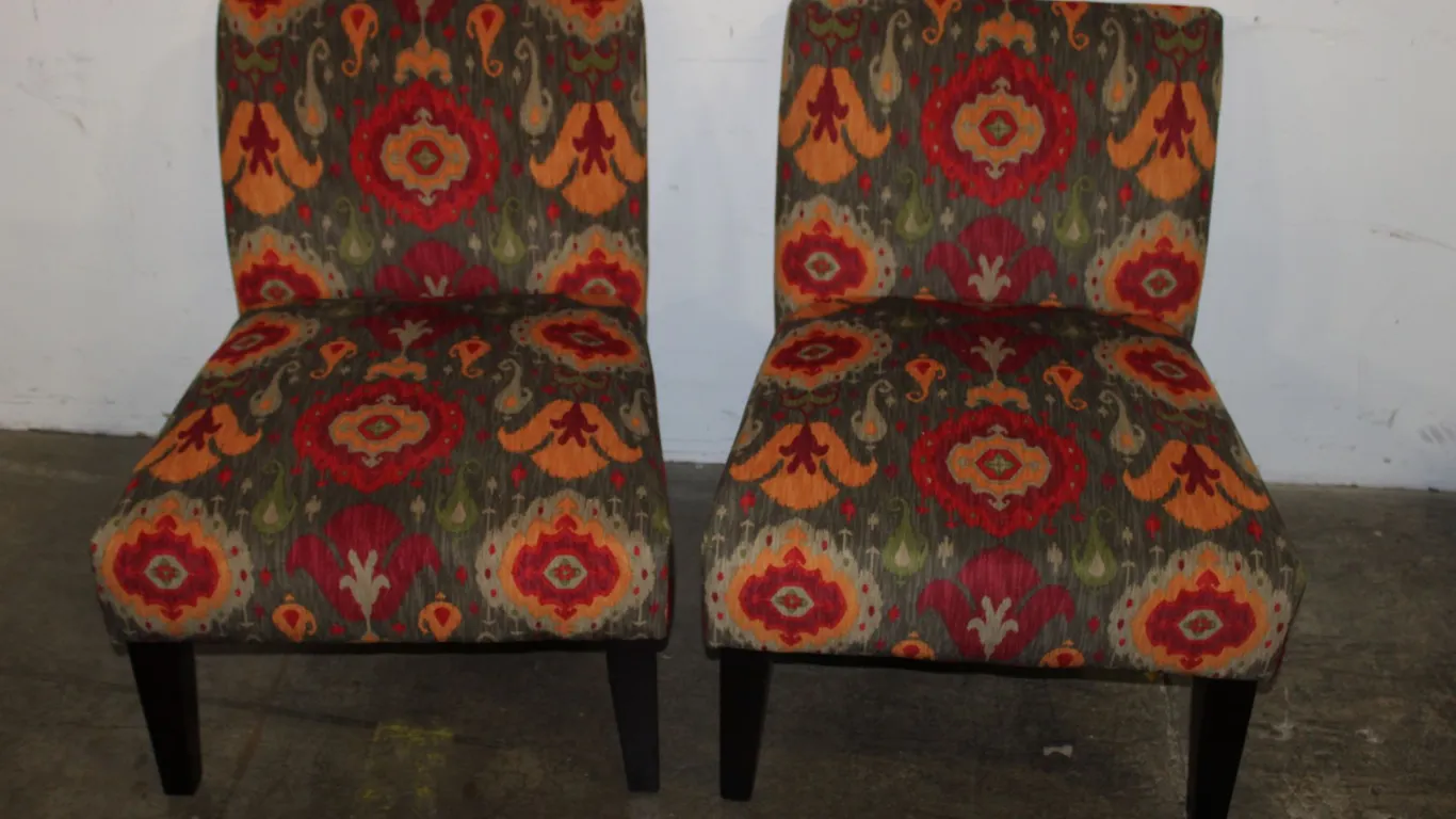 Ikat Accent Chairs