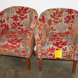 Floral Accent Armchairs