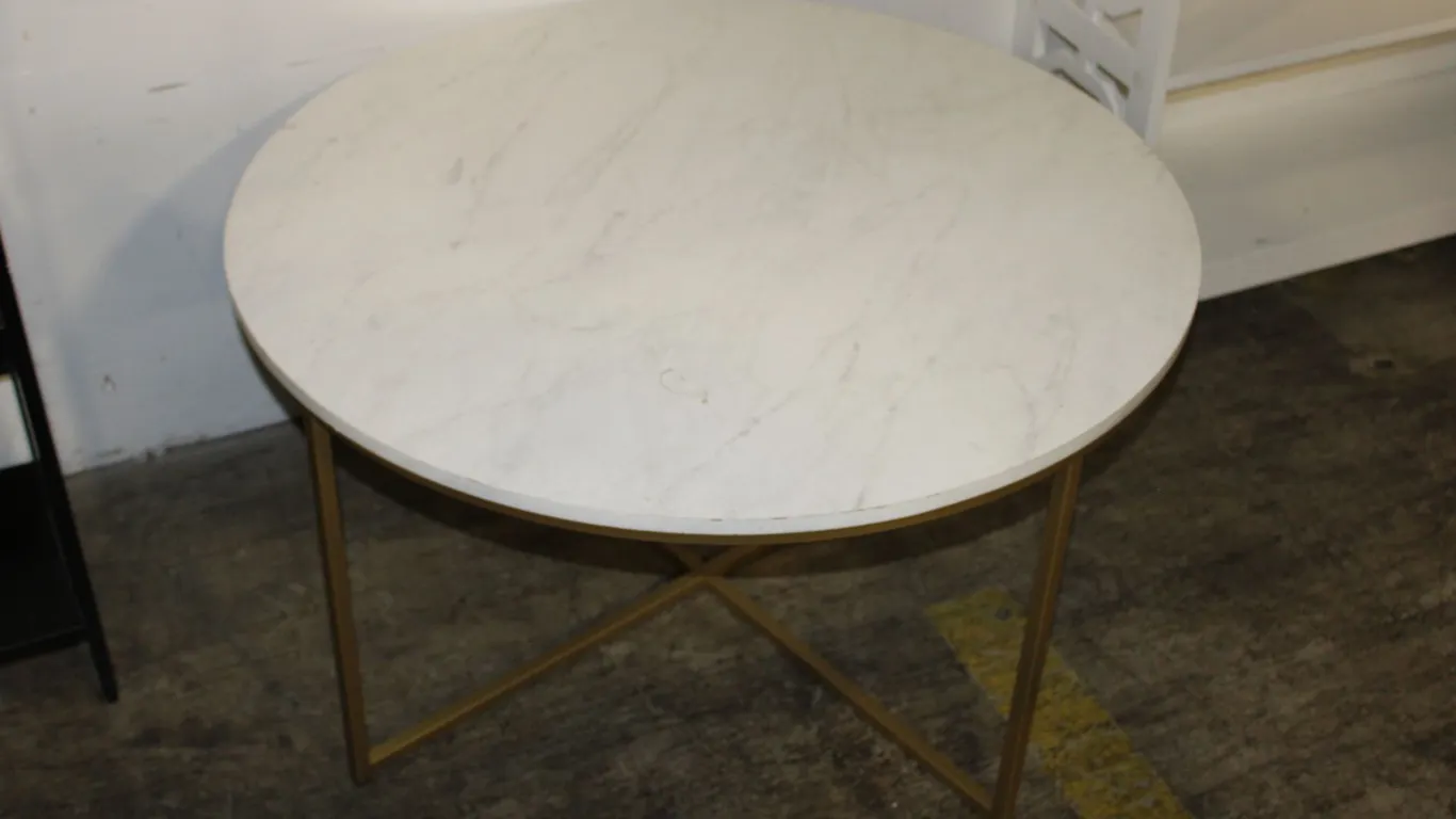 Faux Marble Coffee Table